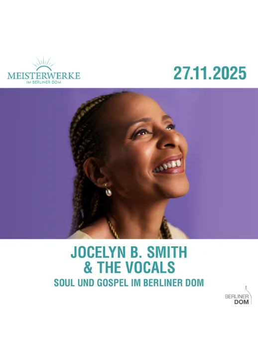 Plakat für die Veranstaltung von Jocelyn B. Smith & The Vocals.
