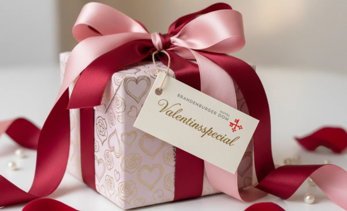 Valentinstagsgeschenke für Frauen, vorgestellt im Hotel Brandenburger Dom.