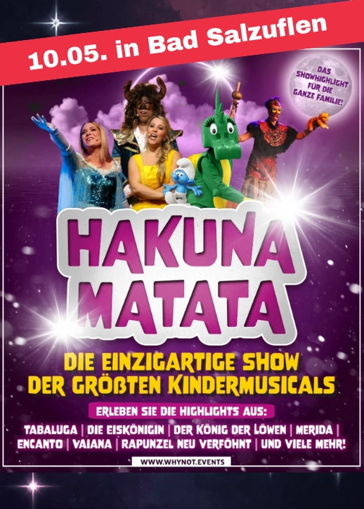 Hakuna Matata Kindermusical Gala für die ganze Familie